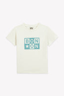 T-shirt - Tubu écru logo