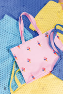 Shopping bag - Small model Pink gelato Illustration "Ice cream"