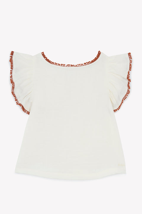 T-shirt - Lolita ecru bonton - Image principale