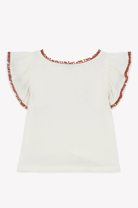 T-shirt - Lolita ecru bonton - Image principale