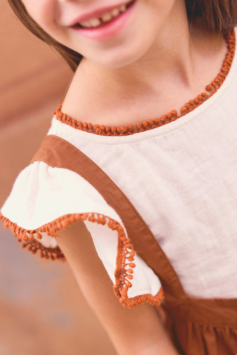 T-shirt - Lolita écru bonton - Image principale