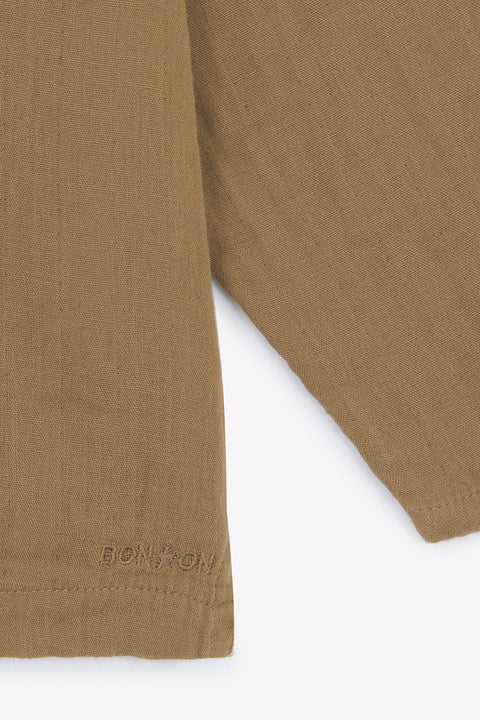 Chemise - Linde kaki kayak en gaze de coton - Image principale
