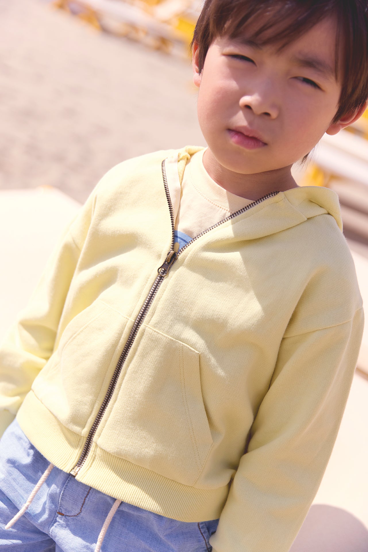 Sweatshirt - Lu zipped lemonade