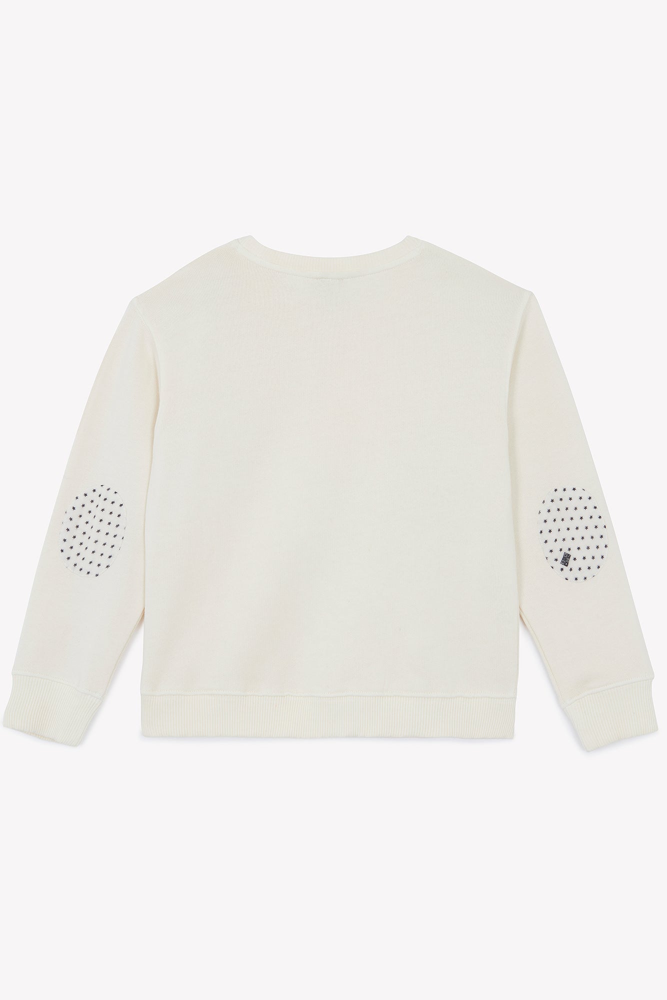 Sweat - Smile écru bonton surteint