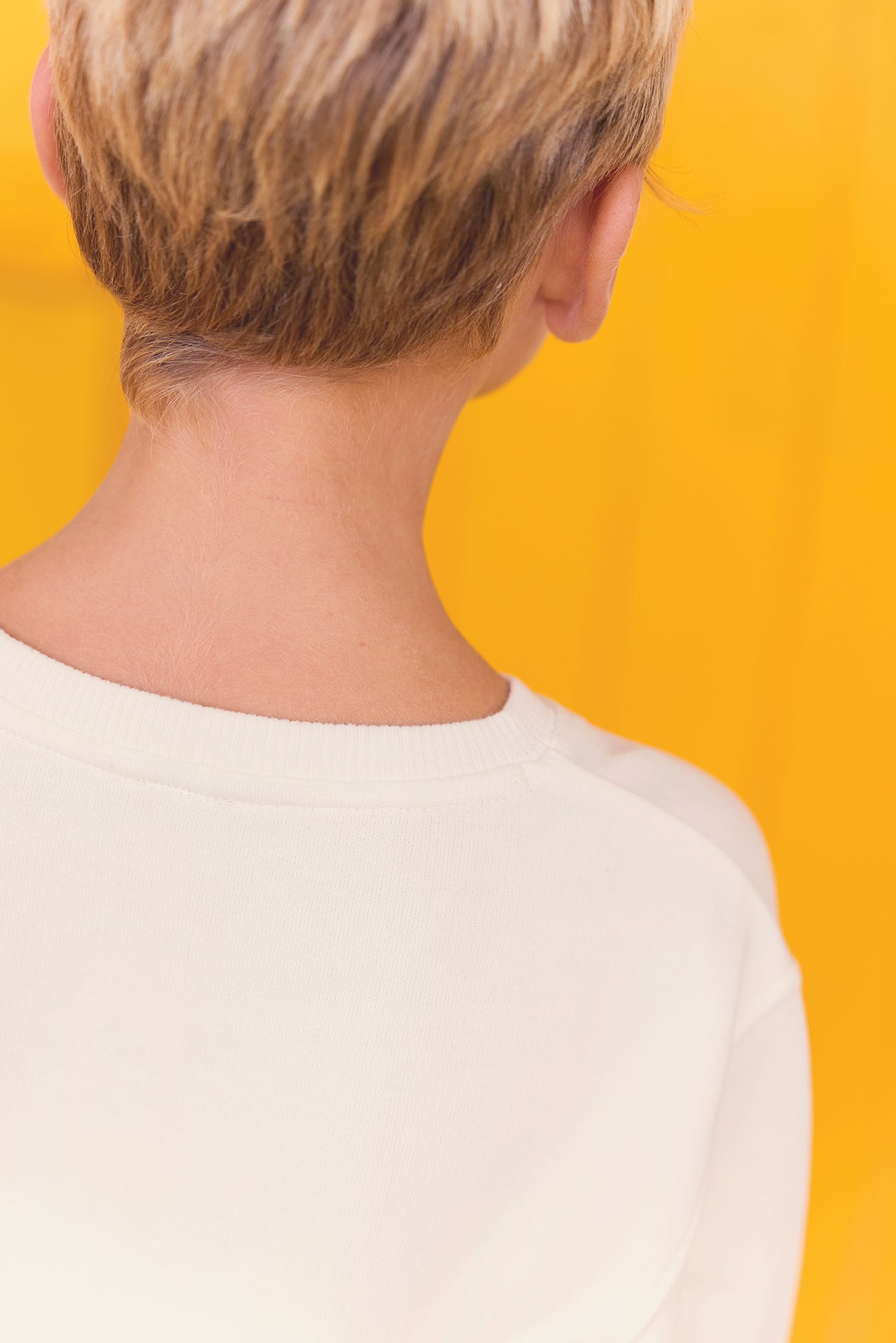 Sweat - Smile écru bonton surteint