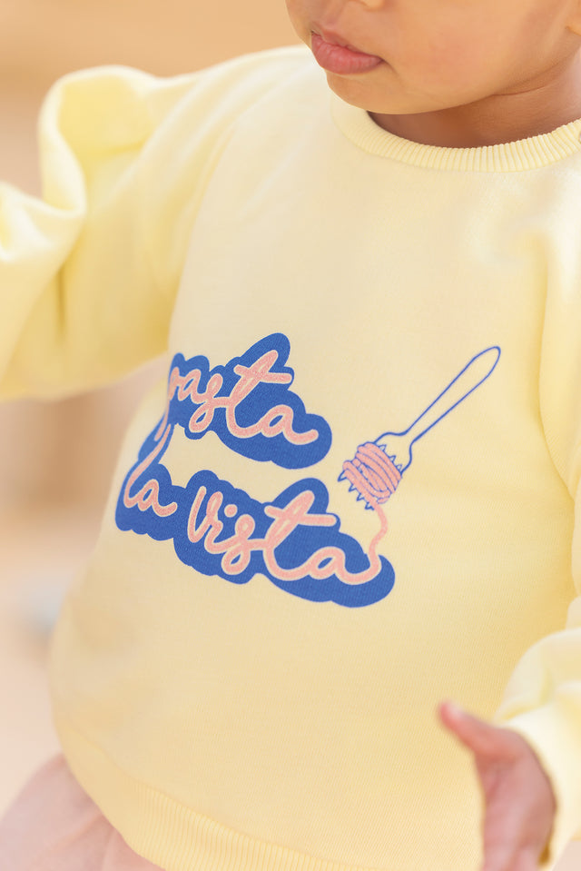 Sweat - Lys limoncello illustration "Pasta" - Image principale