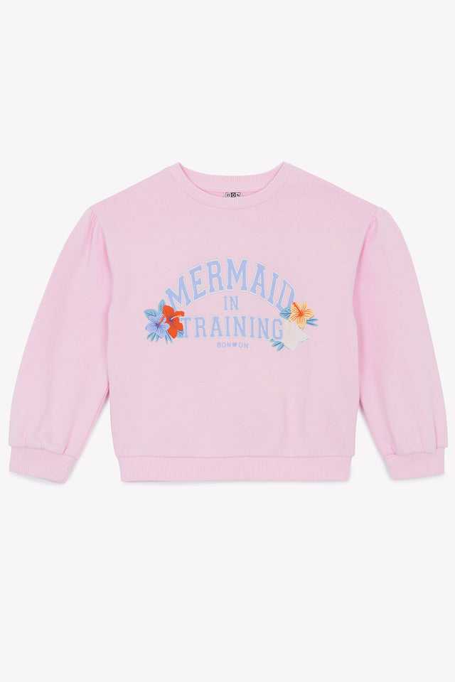 Sweat - Lys rose bubble illustration "Mermaid" - Image principale
