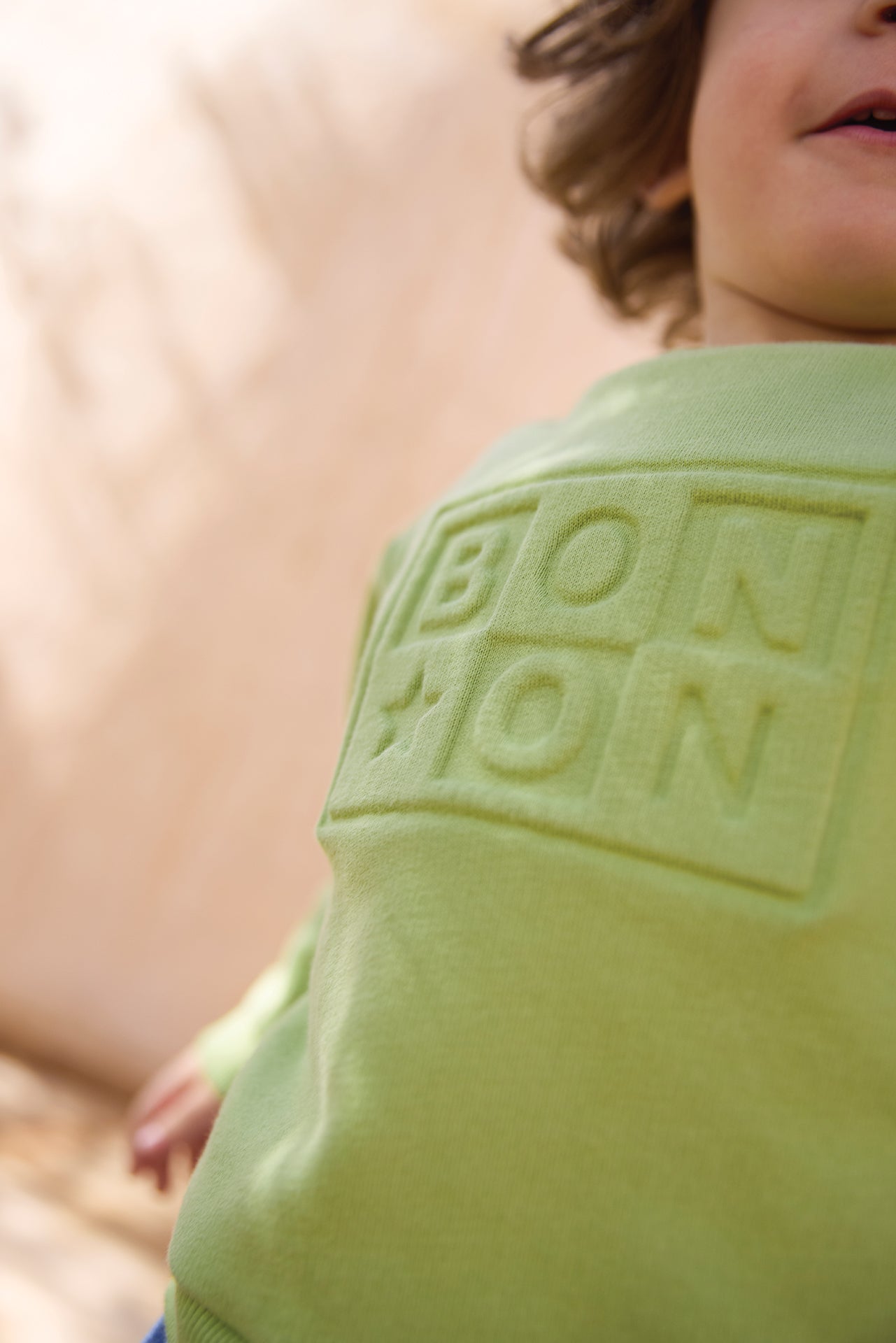 Sweatshirt - Smily Logo Bonton Green Bye bye