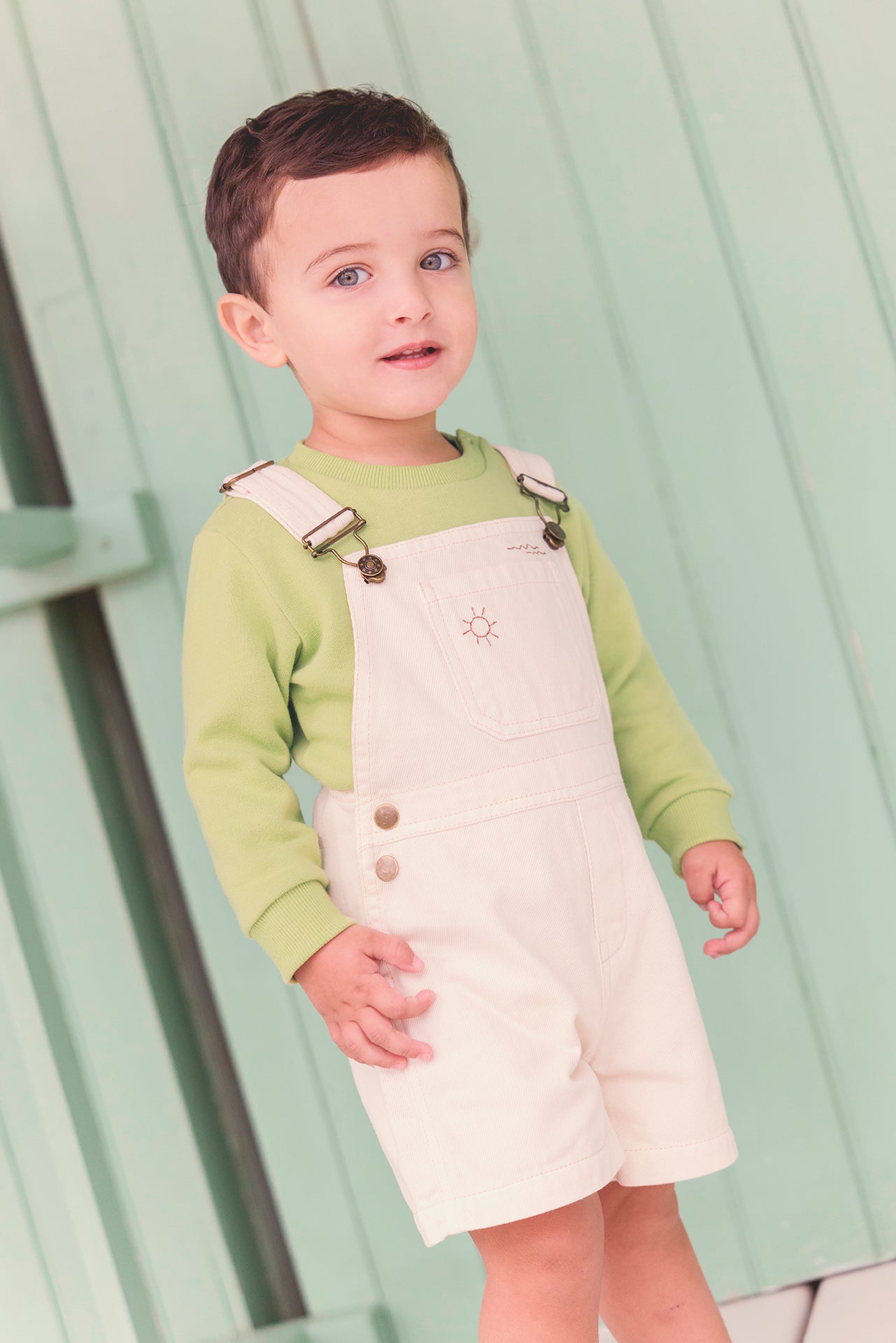 Dungaree - short ecru lazlo