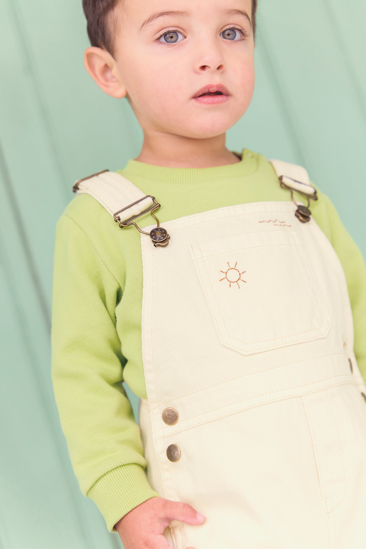 Dungaree - short ecru lazlo