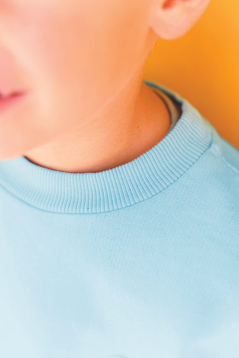 Sweat - Lame blue fish "sunset" - Image principale
