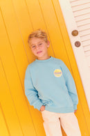 Sweat - Lame blue fish "sunset"