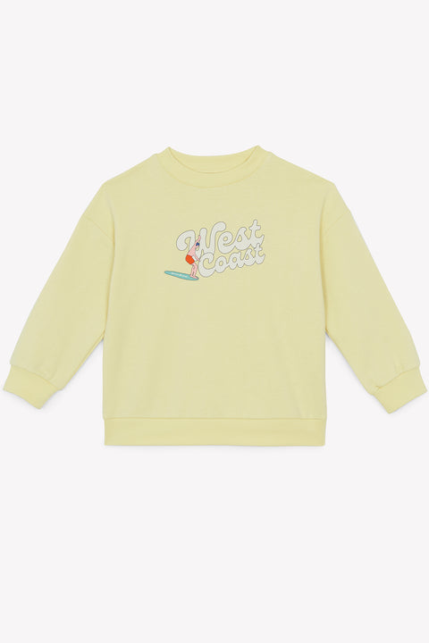 Sweat - Lame limonade imprimé "west coast" - Image principale