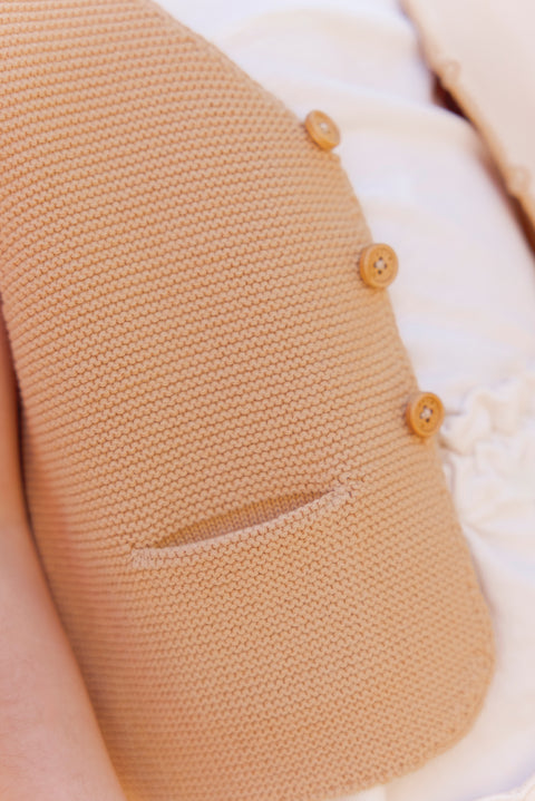 Cardigan - Leon Beige nap - Image principale