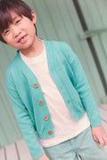 Cardigan - Lucas blue fish