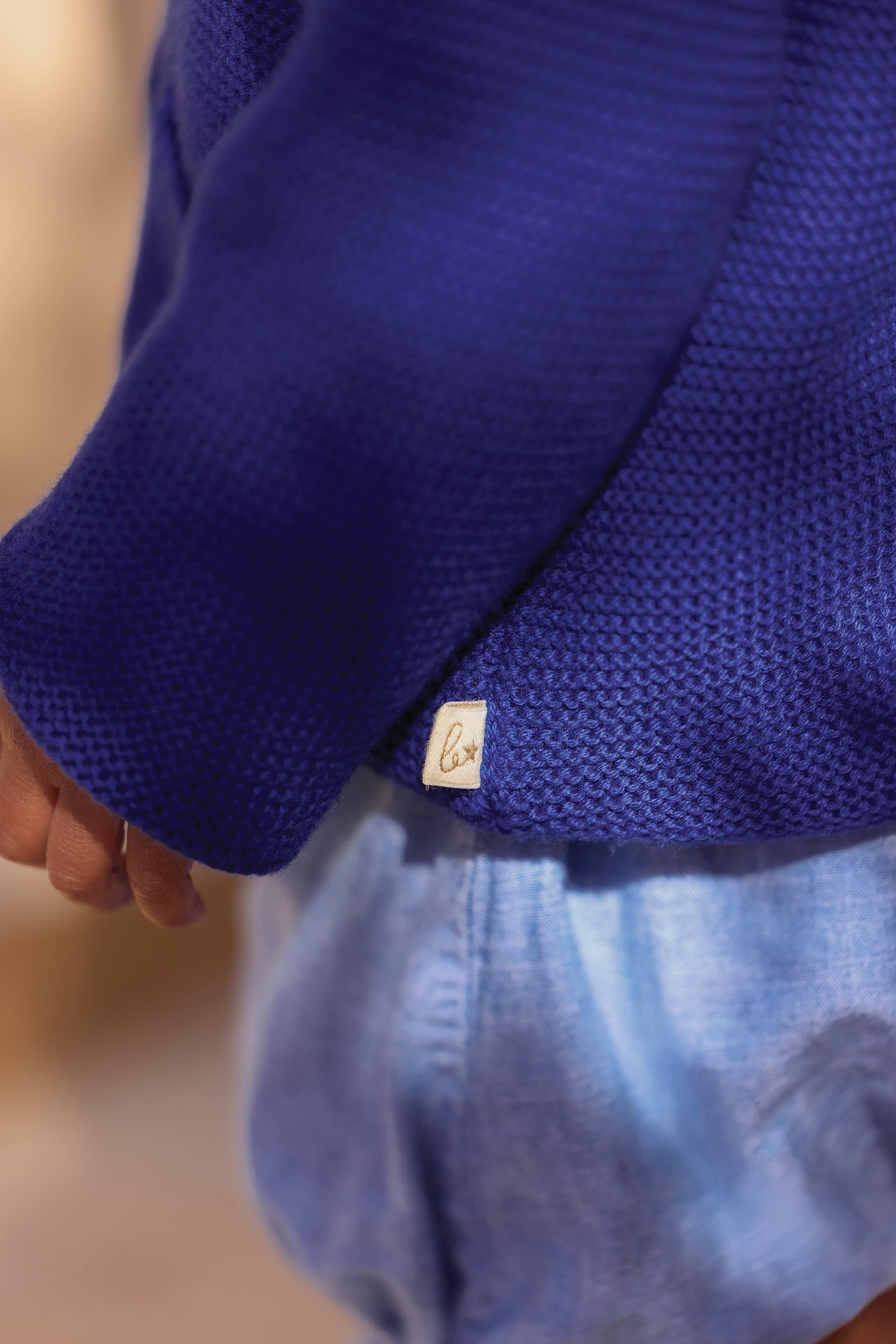 Cardigan - Lady bleu fou