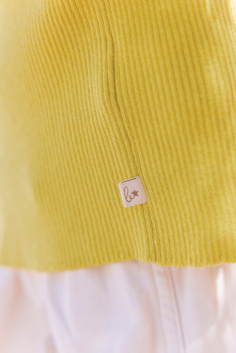 Cardigan - Lotta lemon in knitting Ribbed - Image principale