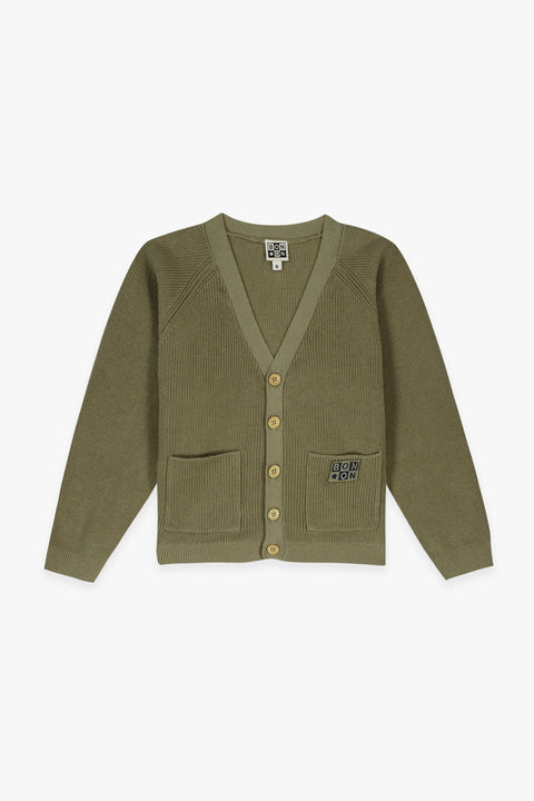 Cardigan - Lorenzo kaki kayak - Image principale