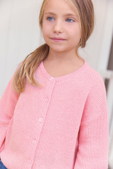 Cardigan - Lizbeth Pink gelato in Knitwearsided - Image principale