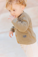 Cardigan - Lorenzo khaki kayak