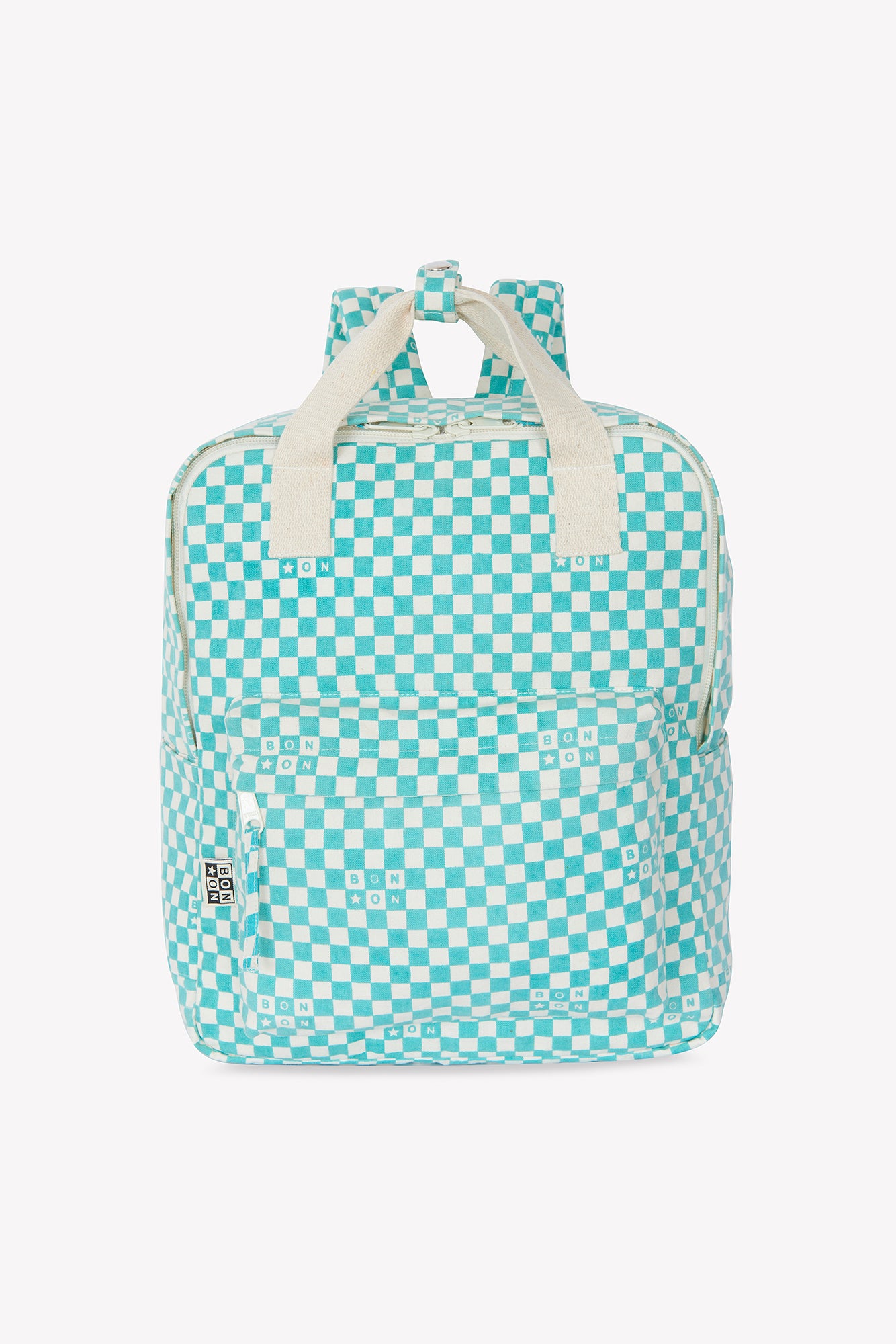 Backpack - Middle checkerboard model Blue vintage