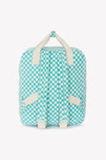Backpack - Middle checkerboard model Blue vintage