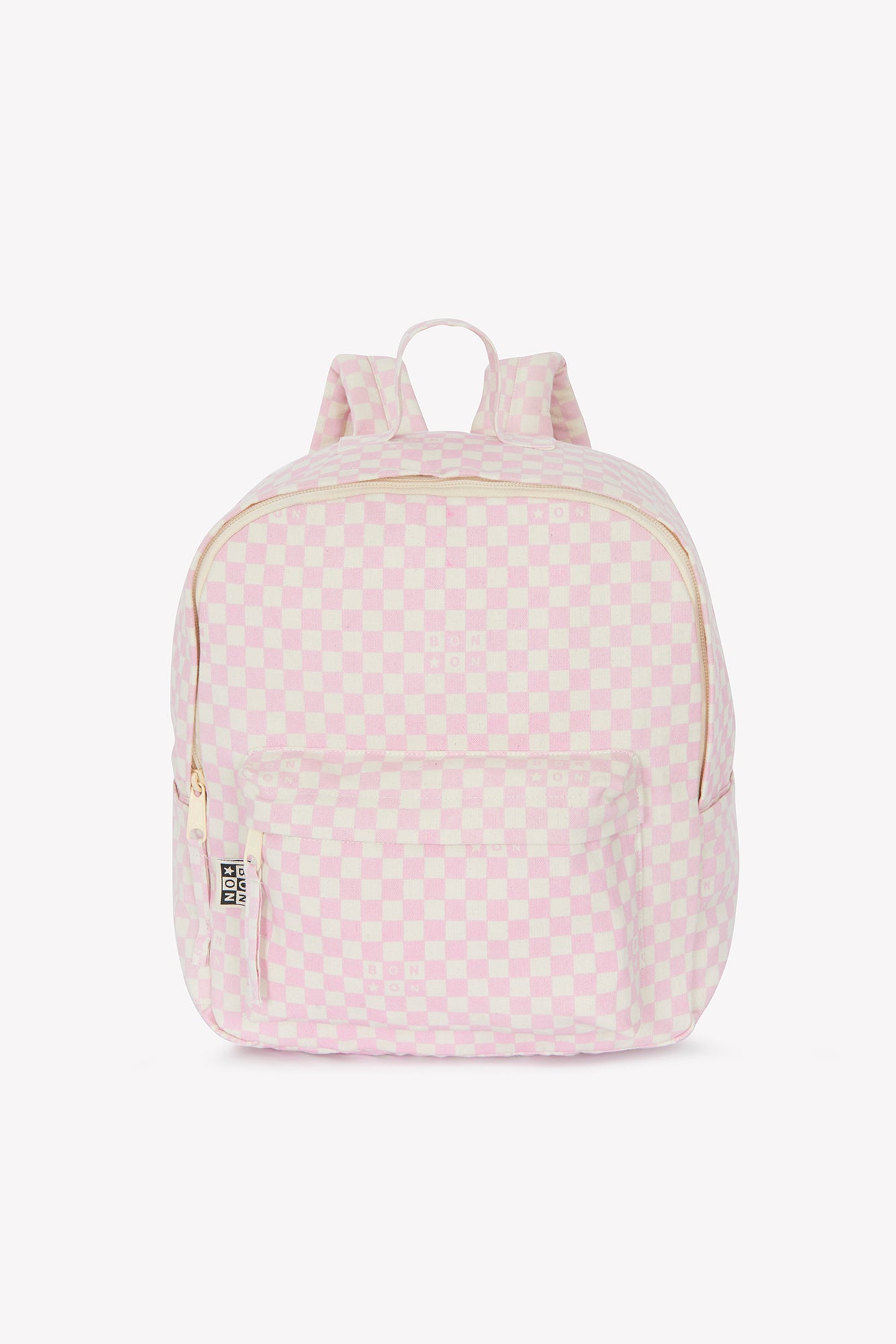 Sac à dos - Damier petit modèle rose clair