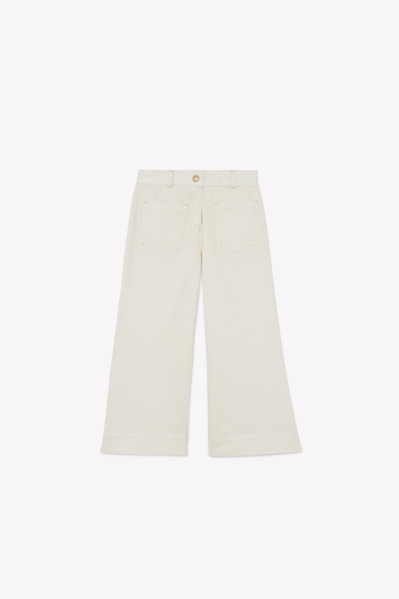 Pantalon - Lakikho écru bonton