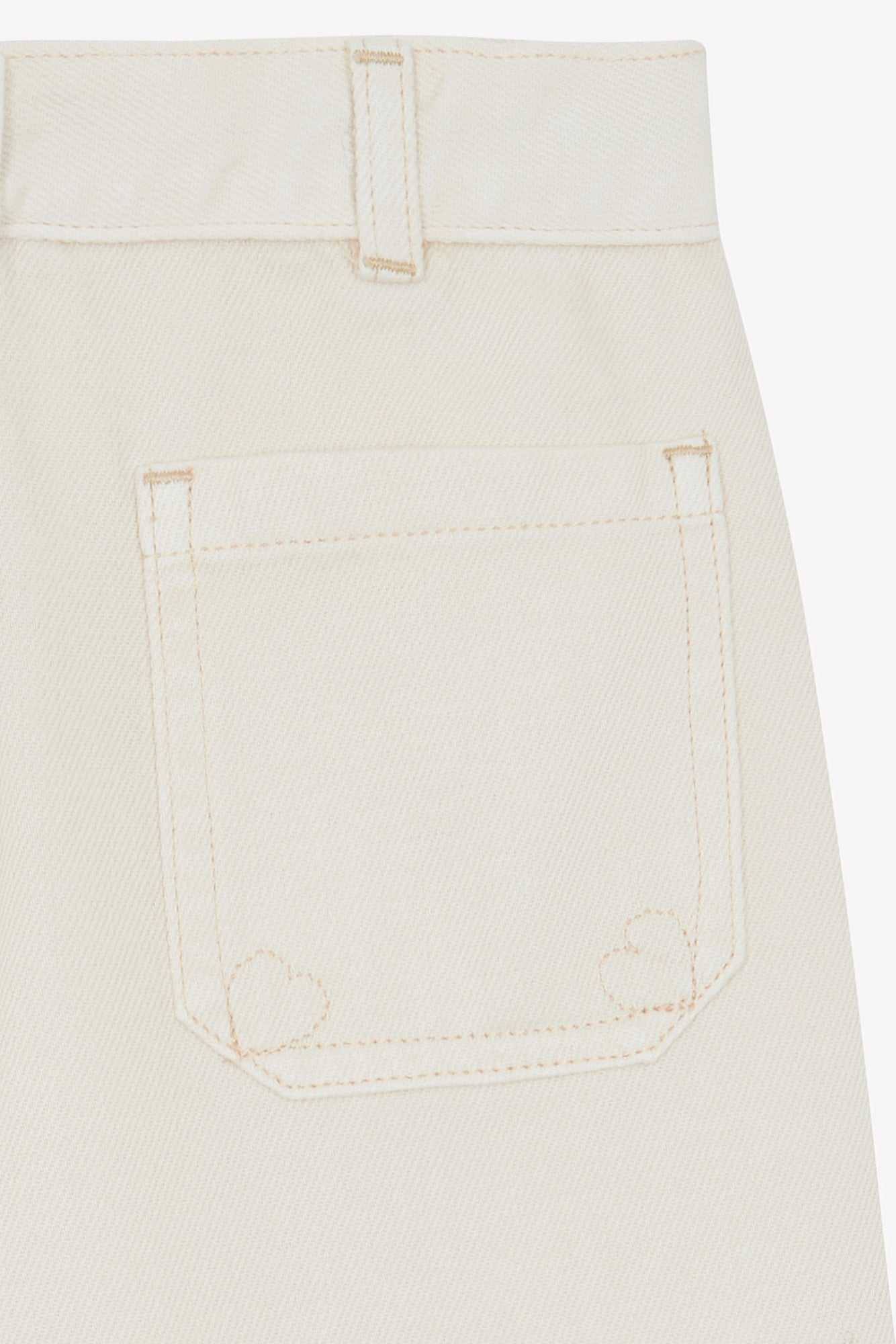 Pantalon - Lakikho écru bonton