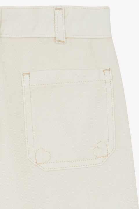 Trousers - Lakikho ecru bonton - Image principale