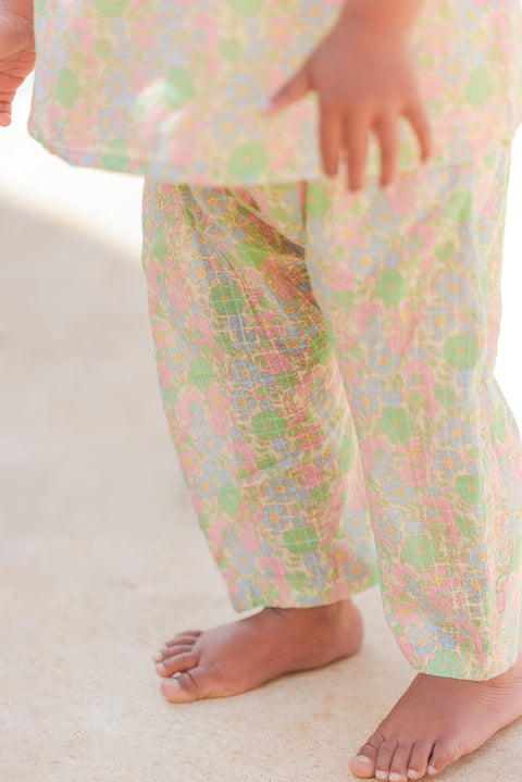 Trousers - Laos vintage flower - Image principale
