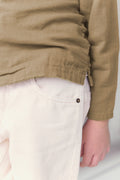 Trousers - Lean Ecru  Bonton