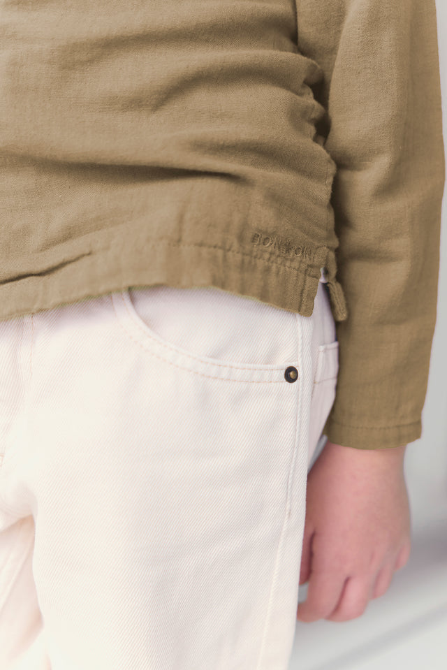 Trousers - Lean Ecru  Bonton - Image alternative