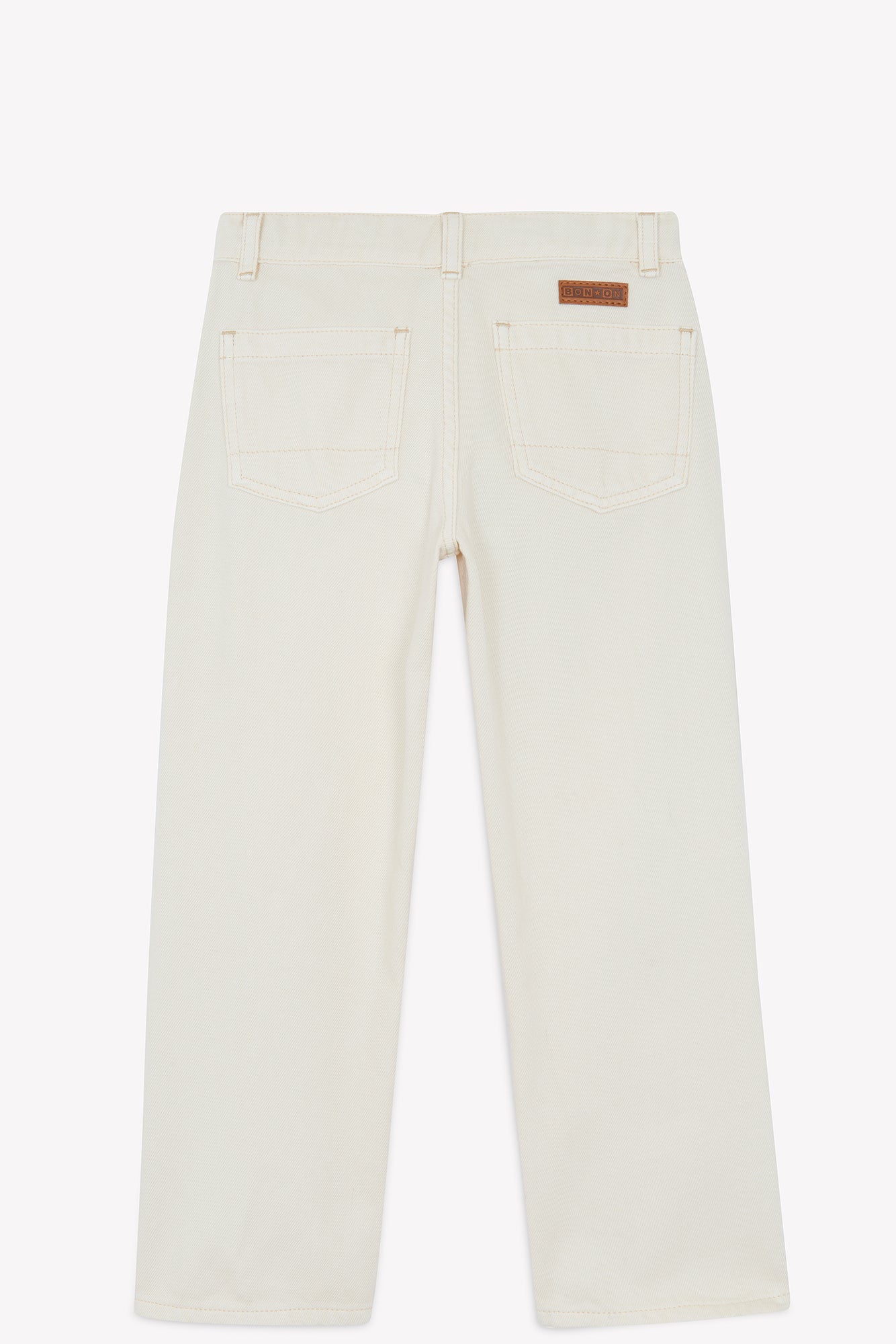 Trousers - Lean Ecru  Bonton