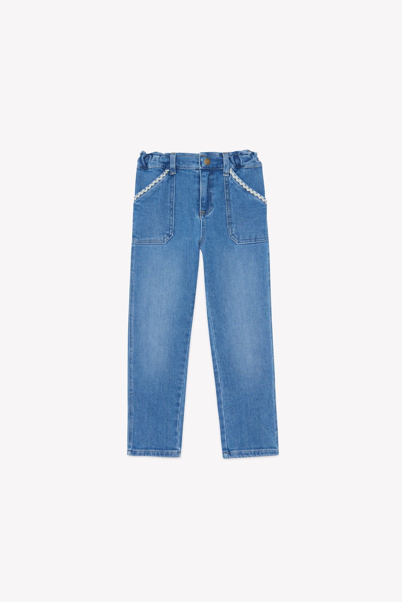 Jean - Lino bleu denim