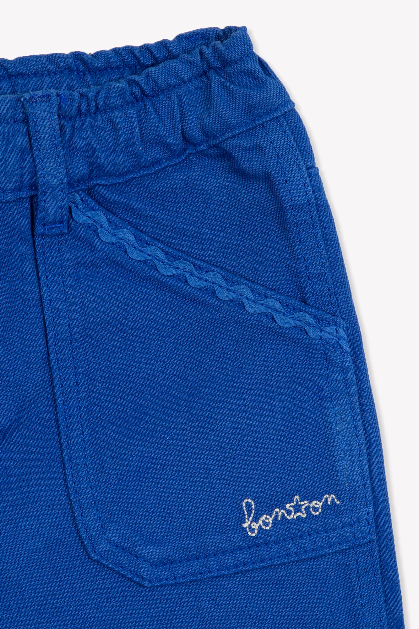 Trousers - lino Blue mad