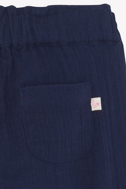Pantalon - Biscotte bleu nuit - Image principale