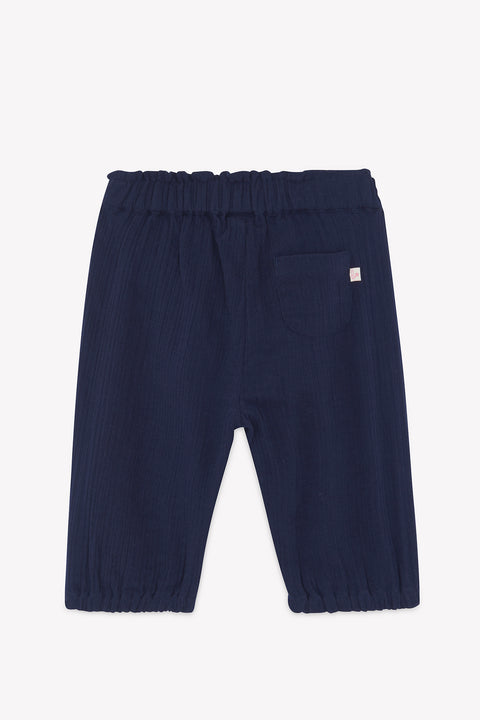 Pantalon - Biscotte bleu nuit - Image principale