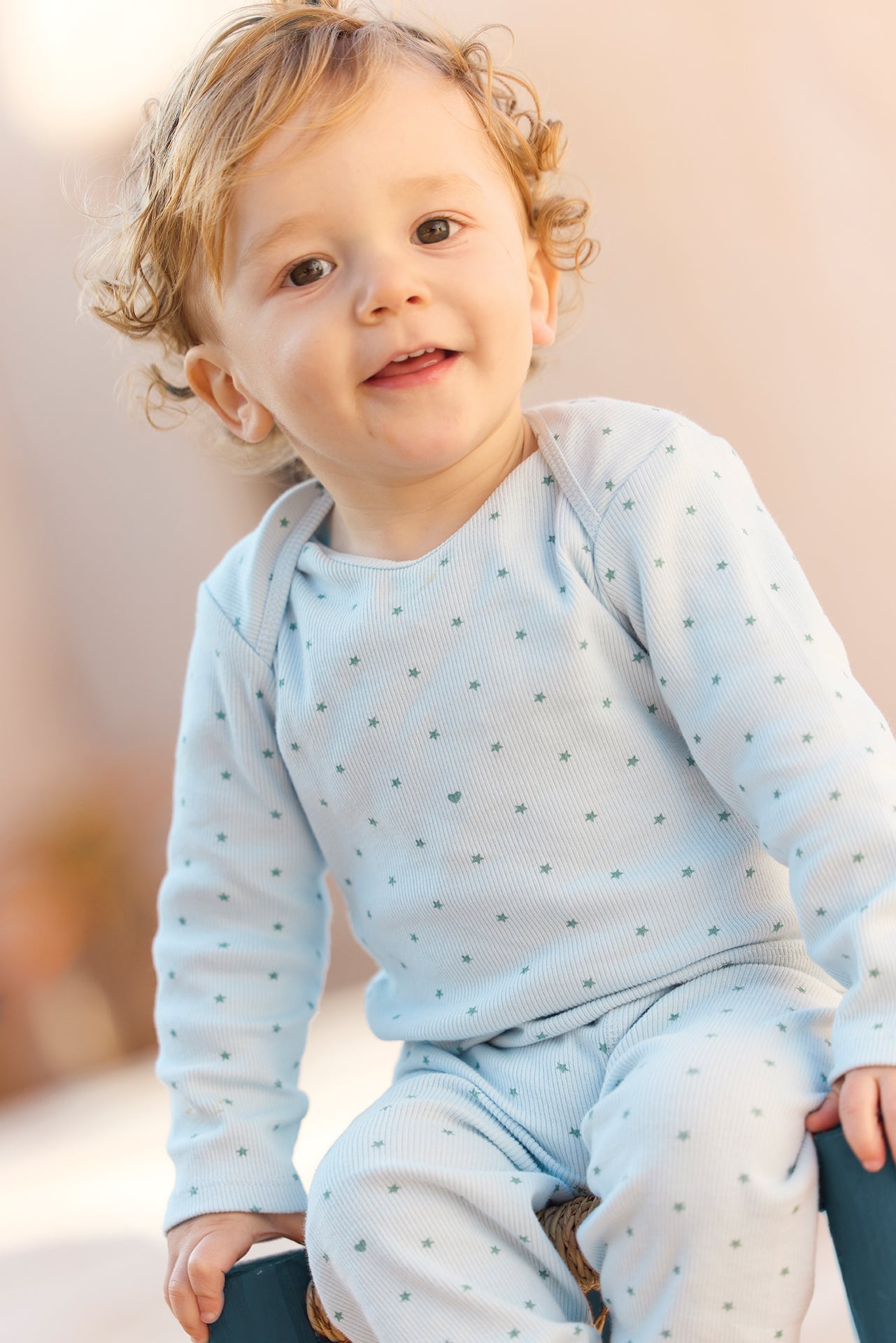 Pyjama 2 pièces - Bleu dodo étoiles