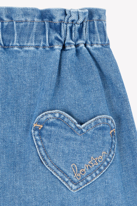 Jupe - Douchka bleu denim - Image principale
