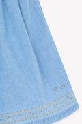Jupe - Framboise chambray clair