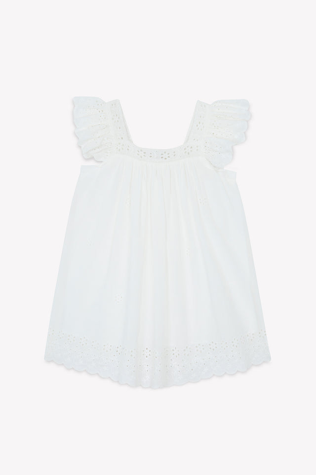Robe - Laura écru bonton - Image principale