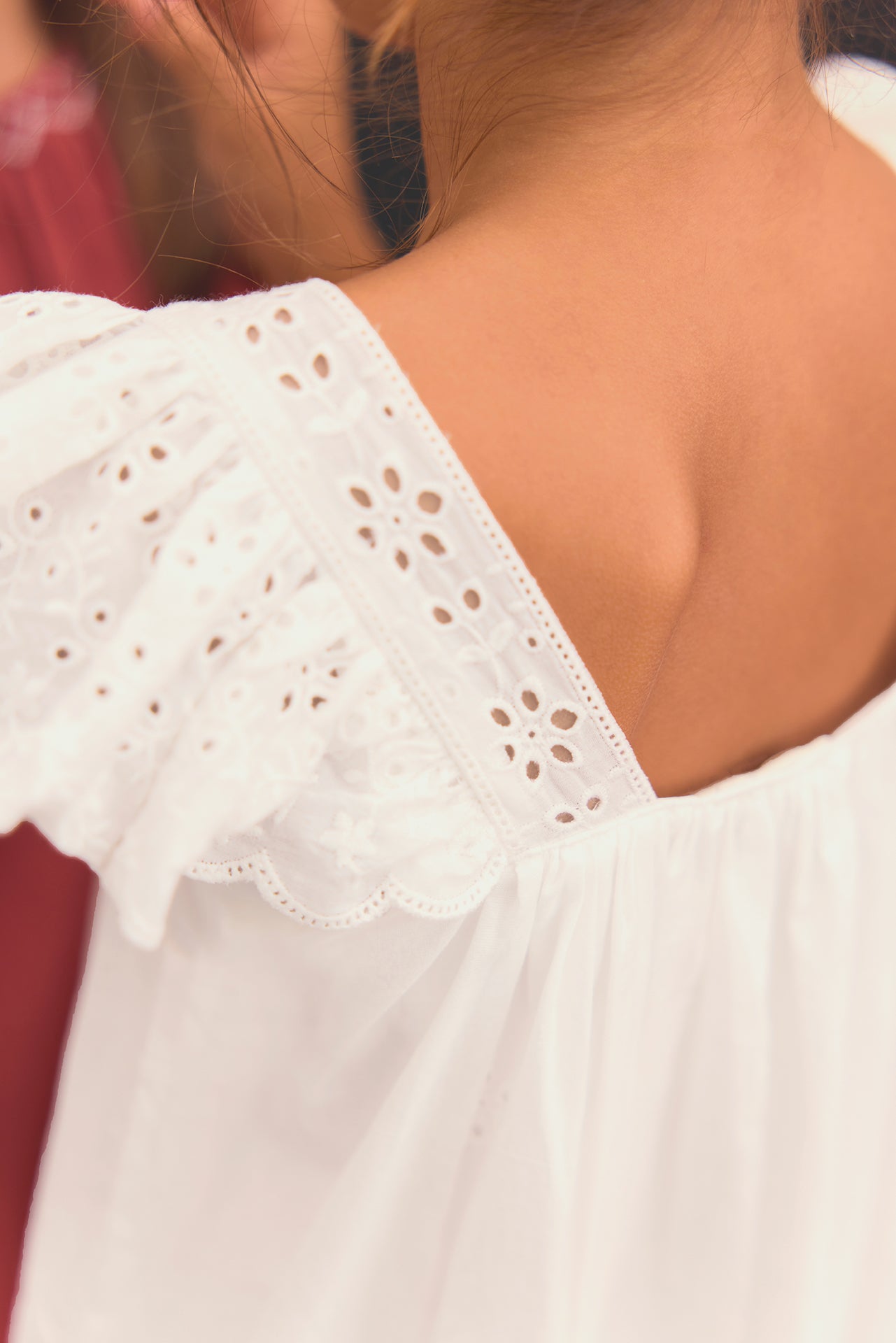 Robe - Laura écru bonton