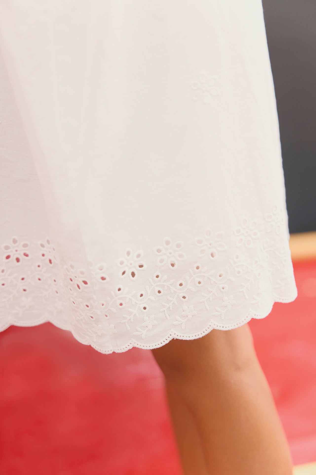 Robe - Laura écru bonton