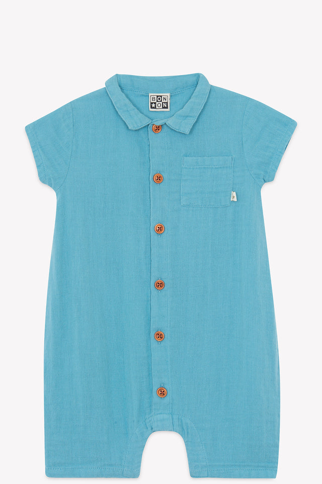 Combinaison - Lilo blue fish lin - Image principale