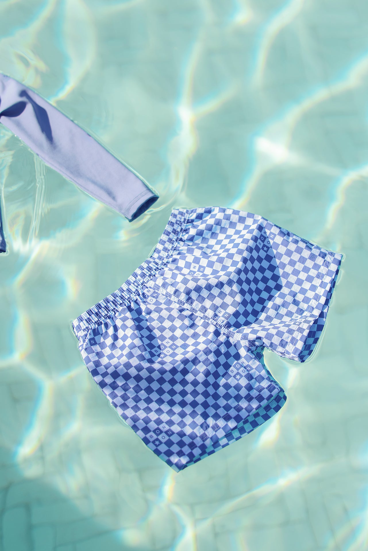 Maillot de bain - Short l'océan  bleu méditerranée