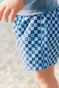Maillot de bain - Short l'océan  bleu méditerranée