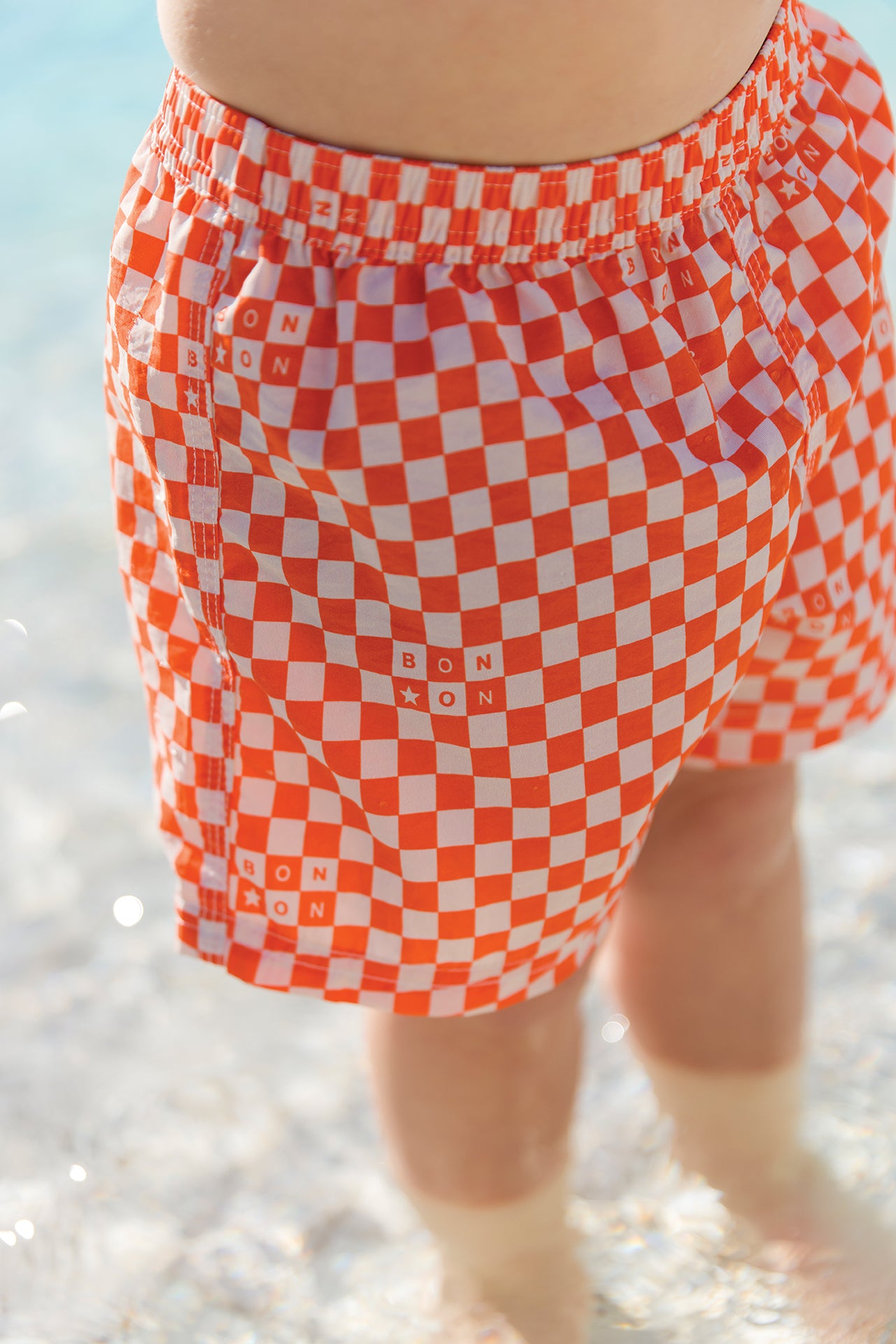 Maillot de bain - Short l'océan  orange juice