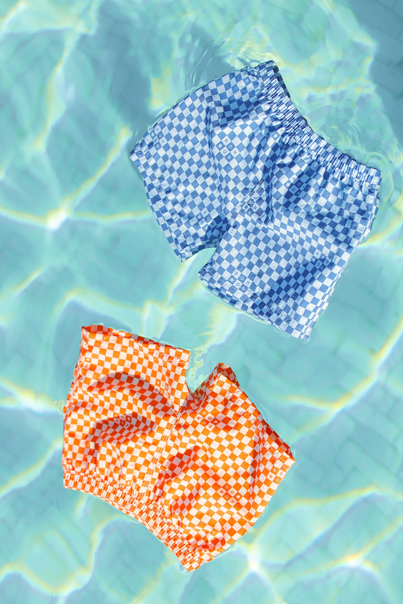 Maillot de bain - Short l'océan  bleu méditerranée