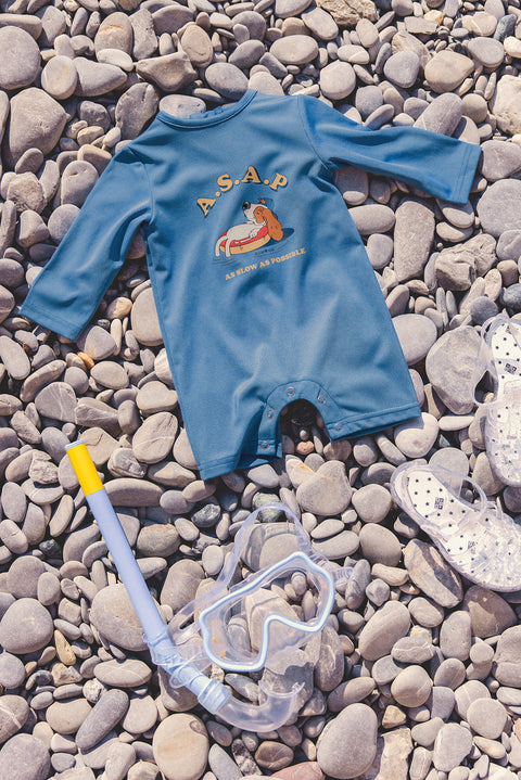 Swimsuit - Combi surfer Blue Mediterranean - Image principale